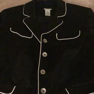 Black cotton jacket.